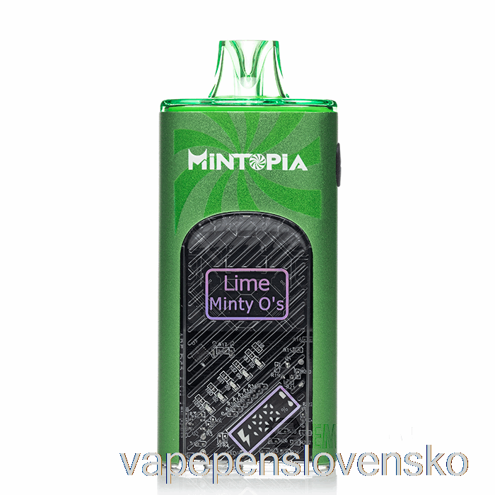 Jednorazové Pero Mintopia Turbo 9000 Limetkovo Mätové Os
